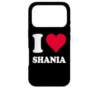 Cœur Rouge J'aime Shania Coque pour iPhone 17 Pro