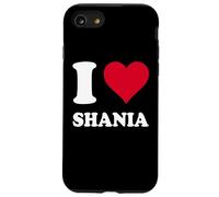 Cœur Rouge J'aime Shania Coque pour iPhone SE (2020) / 7/8