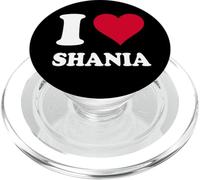 Cœur Rouge J'aime Shania PopSockets PopGrip pour MagSafe