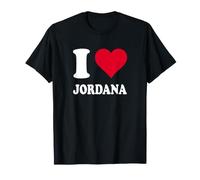 Cœur Rouge Je t'aime Jordana T-Shirt