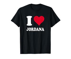 Cœur Rouge Je t'aime Jordana T-Shirt