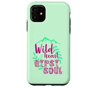 Cœur Sauvage Gypsy Soul Boho Montagne Nature Design Coque pour iPhone 11