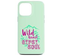 Cœur Sauvage Gypsy Soul Boho Montagne Nature Design Coque pour iPhone 13 Pro Max
