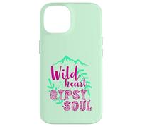 Cœur Sauvage Gypsy Soul Boho Montagne Nature Design Coque pour iPhone 14
