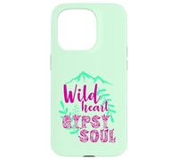 Cœur Sauvage Gypsy Soul Boho Montagne Nature Design Coque pour iPhone 15 Pro