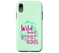 Cœur Sauvage Gypsy Soul Boho Montagne Nature Design Coque pour iPhone XR