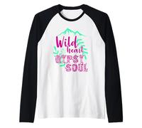 Cœur Sauvage Gypsy Soul Boho Montagne Nature Design Manche Raglan