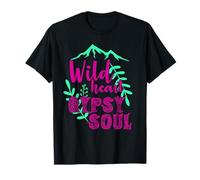 Cœur Sauvage Gypsy Soul Boho Montagne Nature Design T-Shirt
