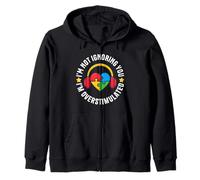 Cœur sensoriel « I'm Not Ignoring You Im Overstimulated Autism » Sweat à Capuche