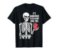 Cœur Squelette It's Dangerous to Go Alone T-Shirt