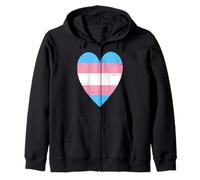 Cœur Trans Pride Sweat à Capuche