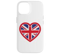 Cœur Union Jack, I Love The United Kingdom, UK, England, Coque pour iPhone 14