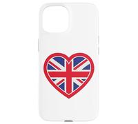 Cœur Union Jack, I Love The United Kingdom, UK, England, Coque pour iPhone 15