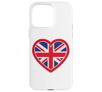 Cœur Union Jack, I Love The United Kingdom, UK, England, Coque pour iPhone 15 Pro Max