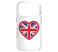 Cœur Union Jack, I Love The United Kingdom, UK, England, Coque pour iPhone 17 Pro