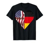Cœur USA Allemagne - Double citoyenneté T-Shirt