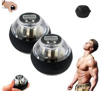 Curaball Hand Exerciser, Curaball Torque Ball, Curaball Hand Gripping, Metal Hand & Forearm Strengthener with Led Lights, Get Stronger Hands in Just 5 Minutes (2pcs)