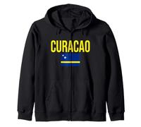 Curaçao Lecteur de Drapeau île des Antilles Willemstad Sweat à Capuche