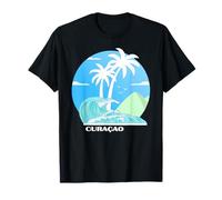Curacao Palmiers sur Une île des Caraïbes T-Shirt