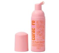 Curacoro 60ML Nettoyant pour extensions de cils - Shampoing pour extensions de cils, soin des cils pour les peaux sèches et sensibles, enlève tout le maquillage, y compris le maquillage waterproof