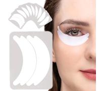 Curacoro Biogel Lot de 10 paires de coussinets pour extensions de cils, patchs doux et collants sous les yeux pour peau sensible, plastification de permanence de cils, accessoires de retrait de cils