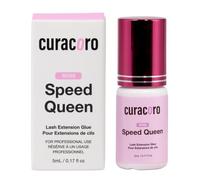 Curacoro colle à cils professionnelle - Extra forte pour usage en salon, rose bubblegum, séchage 0,5-1 s, 5 ml - Réservée aux techniciens de cils formés