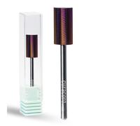 Curacoro Embout de ponceuse 3/32'' - Grand embout en carbure extra-fin à arrêt sécurisé. Finition lisse et brillante, pour affiner et sublimer les ongles. Idéal manucure, pédicure, salon ou maison
