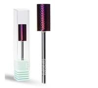 Curacoro Embout de ponceuse 3/32'' -Grand embout en carbure (moyen) à tête sécurisée. Pour retirer, affiner et lisser les ongles gel ou acrylique. Idéal en manucure, pédicure, en salon ou à la maison