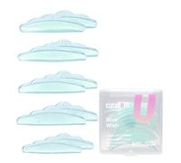 Curacoro Pads rehaussement de cils - 10 pcs/5 tailles, Pads en silicone réutilisables pour recourber et rehausser les cils, parfaits pour permanente ou lamination, offrant confort et résultat précis