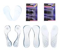 Curaped - Semelles adhésives en gel - Convient aux femmes qui portent des chaussures ouvertes et fermées - Idéal pour les talons hauts, moyens, sandales, ballerines