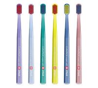 Curaprox 6 x Brosse à dents CS 3960 Super Soft - Brosse à dents manuelle pour adultes avec 3960 poils Super Soft CUREN - 6 pièces, couleur aléatoire