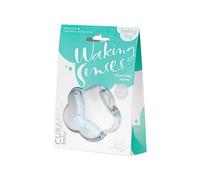 Curaprox Anneau de dentition bébé – 0–24 mois – Apaise l'inconfort – Sans BPA – Bleu – Avec brosse