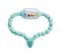 Curaprox Baby Waking Senses anneau de dentition avec brosse de massage et hochet 1 pcs