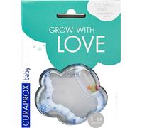 Curaprox Baby anneau de dentition 0-24 mois bleu 1 pc