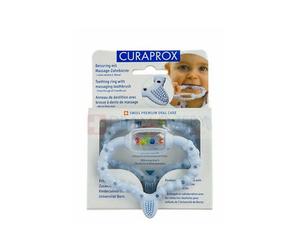 Curaprox Baby Anneau de Dentition Bleu 1 Unité