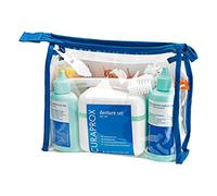 Curaprox BDC Kit de Nettoyage -Kit d'Entretien Complet pour Prothèses Dentaires et Appareils de Rétention/Comprend un Gel Quotidien, Un Concentré Hebdomadaire, Une Brosse et/Fabriqué en Suisse