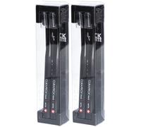 Curaprox Black is White brosses à dents duo noir Brosse(S) À Dents 2x2 pc(s)