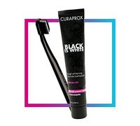 Curaprox Black Is White Charcoal Toothpaste 3 Oz. + Cs 5460 Toothbrush Pack