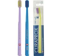 Curaprox brosse à dents CS 1560 souple 2 pièces élimination douce de la plaque dentaire BPA free
