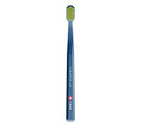 Curaprox Brosse à dents Souple CS 1560 - Soin des Gencives pour Adultes et Élimination de la Plaque Dentaire | Transition en douceur/Paquet unique, Navy-Lime/Fabriqué en Suisse