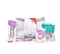 Curaprox Coffret De Soins Bucco-dentaires Pour Bébés Pour Nourrissons | Comprend Une Brosse À Dents Ultra-douce, Une Tétine, Un Anneau De Dentition Et Un Support | Sans Bpa, Rose | Fabriqué en Suisse