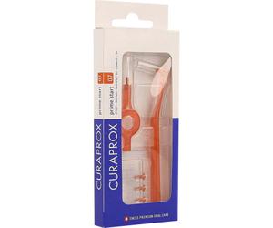 Curaprox CPS 07 Prime Start Brosse Interdentaire 2,5mm Rouge 5 Pièces + 2 Manches