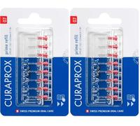 Curaprox CPS 07 Recharge Prime, Lot De 16, Rouge, Fabriqué En Suisse