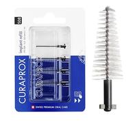 Curaprox CPS 508 Recharge Implants, Lot De 4, Noir, Conçu En Suisse