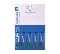 Curaprox Recharges De Brossettes Interdentaires Cps 11 Regular Conique - Verte, Pour Espaces Interdentaires Ouverts | Filaments Ultra-fins Pour Une Élimination Douce De La Plaque Dentaire | Lot De 5
