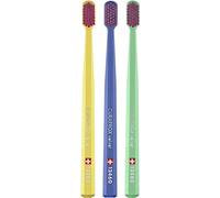 Curaprox CS 12460 brosse à dents en velours (multicolore) x3