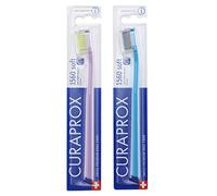 Curaprox CS 1560 Brosses à Dents Doux, Lot de 2 (Couleurs Assorties)