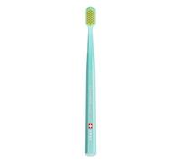 Curaprox CS 3960 Super Soft Brosse À Dents - Soin Bucco-dentaire Adulte | Nettoyage en Douceur Avec Des Poils Ultra-doux De 0,12 Mm | Emballage Individuel, Turquoise-Jaune