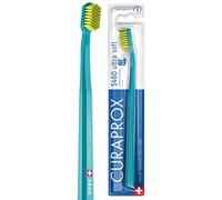 Curaprox CS 5460 Brosse À Dents Ultra-douce - Soin Des Dents Et Des Gencives Pour Adultes | Poils Ultra-doux Pour Un Nettoyage Doux Et Efficace | Turquoise-Vert, Emballage Individuel