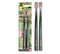 Curaprox CS 5460 Duo - Édition Recyclée 2024 | Ultra-doux Pour Gencives Et Dents Sensibles | Lot De 2 | Vert-Violet